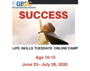 Life-Skills Tuesdays: Free Online Summer Camp for Children Aged 10-15