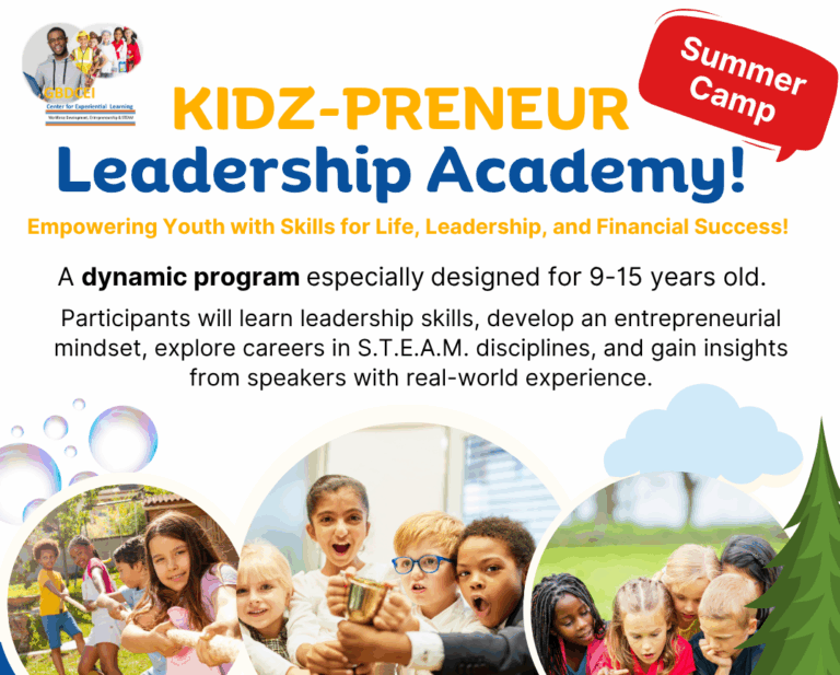 Kidz-preneur Leadership Academy Summer Camp