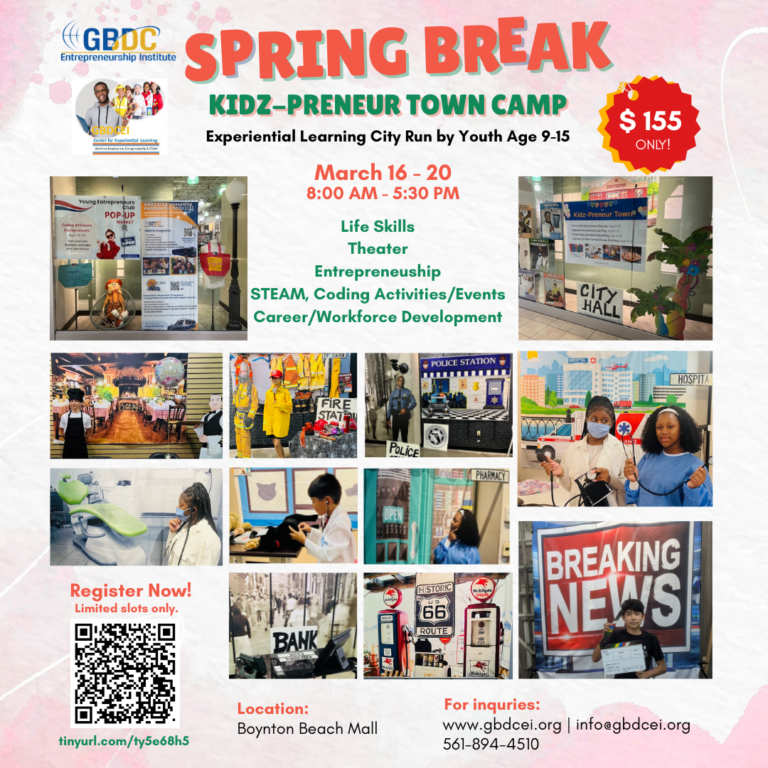 Spring Break: Kidz-Preneur Town Camp