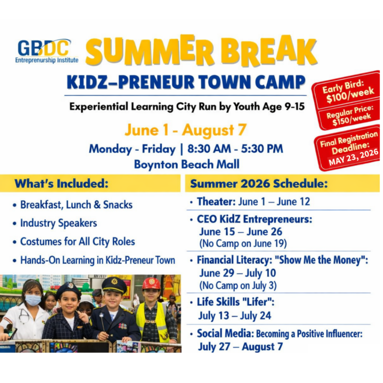 Summer Camp @ Kidz-Preneur Town